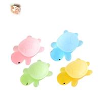 Little Turtle Handmade Essential Oil Soap, Cute Mini Turtle Moisturizing Soap,Natural Ingredients Fragrance Soap For Kids,Hygiene Kids Soap for Washing Hands, Face (4pcs)