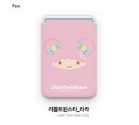 Little Twin Star Magsafe Slide Card Holder per iPhone Tutti gli smartphone...