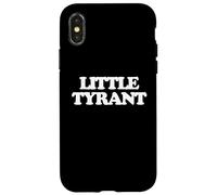 Little Tyrant - Divertente bambino con scritta in lingua inglese "Little Tyrant" Custodia per iPhone X/XS