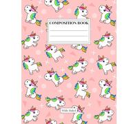 Little Unicorn - Wide Ruled Composition Book: 7.5” x 9.75” 100 Page School Notebook for Kids | Cute Themed Journal for Boys, Girls, and Teens | Back to School | Matte Paperback Cover