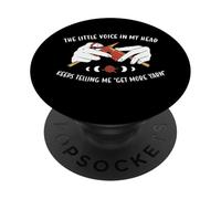 Little Voice Continua a dirmi "Get More Yarn" Knitting PopSockets PopGrip Adesivo