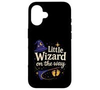 Little Wizard On The Way - Annuncio di gravidanza per Halloween Custodia per iPhone 16