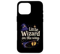 Little Wizard On The Way - Annuncio di gravidanza per Halloween Custodia per iPhone 16 Pro Max