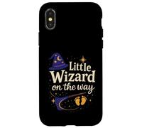 Little Wizard On The Way - Annuncio di gravidanza per Halloween Custodia per iPhone X/XS