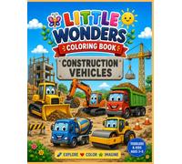 Little Wonders Coloring Book: Construction Vehicles