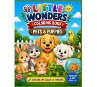 Little Wonders Coloring Book: Pets and Puppies