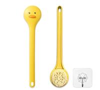 Little Yellow Eagle - Spazzola da bagno con setole più morbide, manico lungo, adatta per bambini dai 3 ai 12 anni, per pulire macchie di sudore e bagno di bellezza, spazzola bagnata o asciutta,