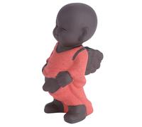 Little Zen Monk Statue Desktop Buddha Ornament Tea Ceremony Accessorio