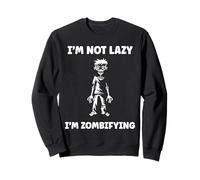 Little Zombies Dead Halloween Not Lazy I'm a Zombie Felpa