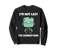 Little Zombies Dead Halloween Not Lazy I'm a Zombie Felpa