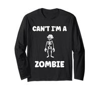 Little Zombies Halloween Dead Can't I'm a Zombie Maglia a Manica