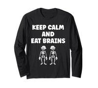 Little Zombies Halloween Dead Eat Brains Zombie Maglia a Manica