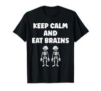 Little Zombies Halloween Dead Eat Brains Zombie Maglietta