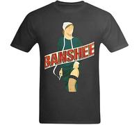 LittleArt Men's Banshee Sexy Amish Girl Poster T Shirt Black L