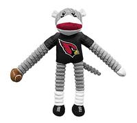 Littlearth Arizona Cardinals Team Sock Monkey Pet Toy - Giocattolo per cani - Giocattolo per gatti, colore squadra lungo 33 cm