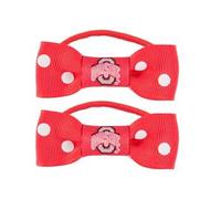 Littlearth NCAA Ohio State Buckeyes Bow Pigtail Holder Set, taglia unica, colore della squadra