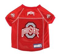 Littlearth NCAA Pet Jersey, 120134-OHSU-L, Light Red, L