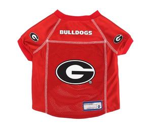 Littlearth NCAA Pet Jersey, 120134-UGA-L, Light Red, L