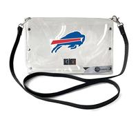 Littlearth NFL Buffalo Bills Womens Stadium Friendly Busta Borsa trasparente con catena in metallo e logo della squadra, colore della squadra, taglia unica