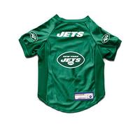 Littlearth NFL New York Jets NFL New York Jets - Maglia sportiva per cani e gatti, tessuto elasticizzato, colore squadra, taglia XS