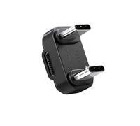 Littlefixer Adattatore per microfono a forma di U, da USB C a USB C OTG, adattatore da tipo C a tipo C per iPhone 14/13 e ealier, compatibile con DJI Mic 3 Mic 2 e DJI Mic mini supporto ricarica (1)