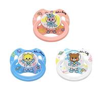 LittleForBig Bigshield Generazione-II Adulti Dimensioni Ciuccio Stampato 3 Paci Pack - Astro Babies Modello