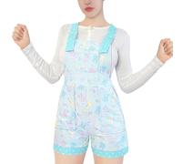 LittleForBig Salopette corte Salopette Shortalls - Salopette Baby Parade, verde, L