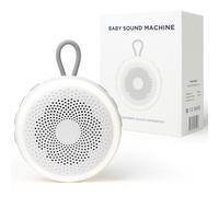 LittleHippo White Noise Machine | Macchina audio portatile per neonati, bambini, adulti | succhietto per dormire | 19 suoni lenitivi | lunga durata della batteria | Viaggi, registro, baby shower