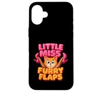 LittleMiss - Retine pelose per gatti Custodia per iPhone 16 Plus