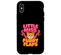 LittleMiss - Retine pelose per gatti Custodia per iPhone X/XS