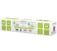 Littles barriera per letto bambini. Pieghevole. 110 x 48.5 cm, Bianco