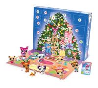 Littlest Pet Shop - Calendario dell'Avvento dei Pet Shop - 8 Pet Shop e 16 accessori - Calendario 24 giorni di Natale - Mini-figure animali - Giocattolo per bambini dai 4 anni in su - BF00609