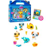 Littlest Pet Shop: Confezione figure, Serie 1, set da 5 pezzi - Spiaggia