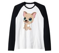 Littlest Pet Shop French Bulldog Maglia con Maniche Raglan