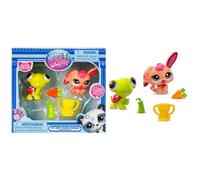 Littlest Pet Shop Minis Set di 2 statuette S2-94&95 tartaruga e coniglietto