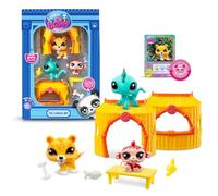Bandai Bandai - Littlest Pet Shop - Tiki Jungle Pack - 3 Animali E Accessori - B