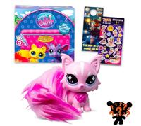 Littlest Pet Shop Set di 2 ciechi - LPS Twisted Tails Serie 6 | Littlest Pet Shop Mini scatola cieca, tatuaggi, altro | Littlest Pet Shop Mystery Figurine per ragazze, bambini