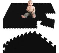 LittleTom 18 Pezzi Tappeto Gioco per Bambini in Piastrelle EVA 30x30 cm - Pavimento Morbido e Antiscivolo per Neonati - Superficie Puzzle Protettiva Ideale per la Cameretta dei Bimbi e Gioco a Terra