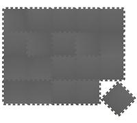 LittleTom 18 Pezzi Tappeto Gioco per Bambini in Piastrelle EVA 30x30 cm - Pavimento Morbido e Antiscivolo per Neonati - Superficie Puzzle Protettiva Ideale per la Cameretta dei Bimbi e Gioco a Terra