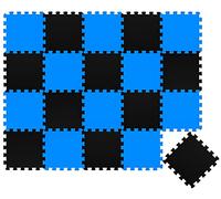 LittleTom 18 Pezzi Tappeto Gioco per Bambini in Piastrelle EVA 30x30 - Pavimento Morbido e Antiscivolo per Neonati - Superficie Puzzle Protettiva Ideale per la Cameretta dei Bimbi e Gioco a Terra