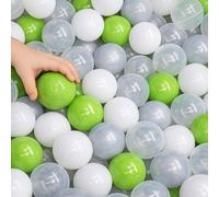 LittleTom 200 palline colorate per piscina di palline, 5,5 cm, per bambini, giocattoli per bambini, per piscina, tenda, castello rimbalzante, palline di plastica
