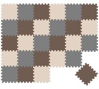 LittleTom 27 Pezzi Tappetino Puzzle per Bambini - 30x30 Tappeto Neonato Tatami da Gioco Schiuma EVA