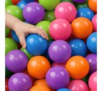LittleTom 700 Palline di plastica Colorata Ø 6 cm per Piscina Giocattolo Bebè
