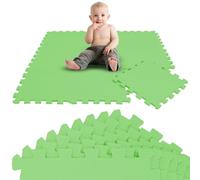LittleTom 9 Pezzi Tappeto Gioco per Bambini in Piastrelle EVA 30x30 cm - Pavimento Morbido e Antiscivolo per Neonati - Superficie Puzzle Protettiva Ideale per la Cameretta dei Bimbi e Gioco a Terra