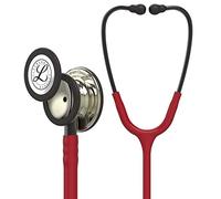 Littmann Stetoscopio Classic III per monitoraggio – testina champagne, tubo bordeaux, 69 cm (5864)