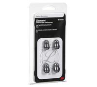 Littmann Olivette di Ricambio per Tutti gli Stetoscopi, 40001, Nero | Include 2 paia di olivette morbide a tenuta Snap Tight, grandi e piccole. Compatibili con tutti gli stetoscopi Littmann