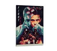 LITTPU Fight Club Poster Art Vintage Movie Print Wall Decor per Home Cinematic Opere d'arte moderna cultura pop design grafico regalo unico per gli amanti del cinema Regalo in stile retrò 61 x 91,4 cm
