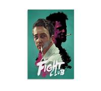 LITTPU Fight Club Poster Art Vintage Movie Print Wall Decor per la casa Moderna opera d'arte estetica regalo unico per gli amanti del cinema stile retrò decorazione cinematografica regalo 20,3 x 30,5