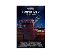 LITTPU Gremlins - 2 poster con stampa artistica del film "Il nuovo lotto", decorazione da parete vintage horror, stampa retrò e cultura pop, regalo unico per i fan, decorazione per home theater, 40,6