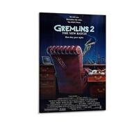 LITTPU Gremlins - 2 poster con stampa artistica del film "Il nuovo lotto", decorazione da parete vintage horror, opera d'arte con cultura pop retrò, regalo unico per i fan, decorazione per home
